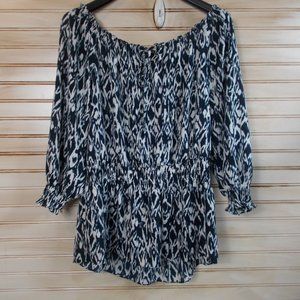 Alfani Abstract Print Top